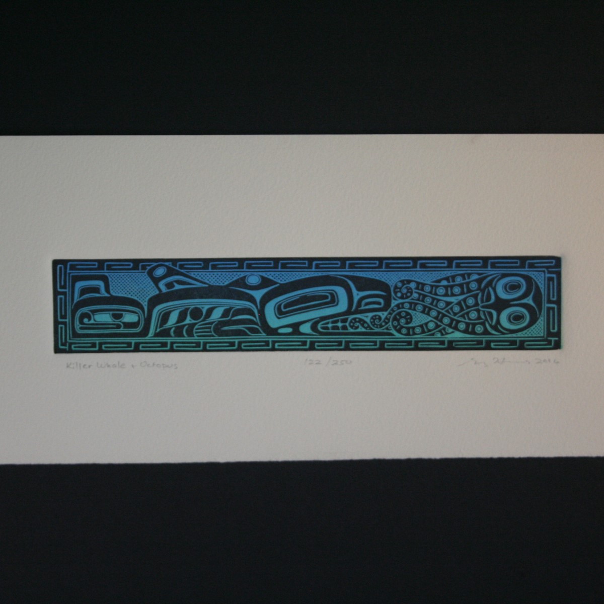 Whale and Octopus - with color